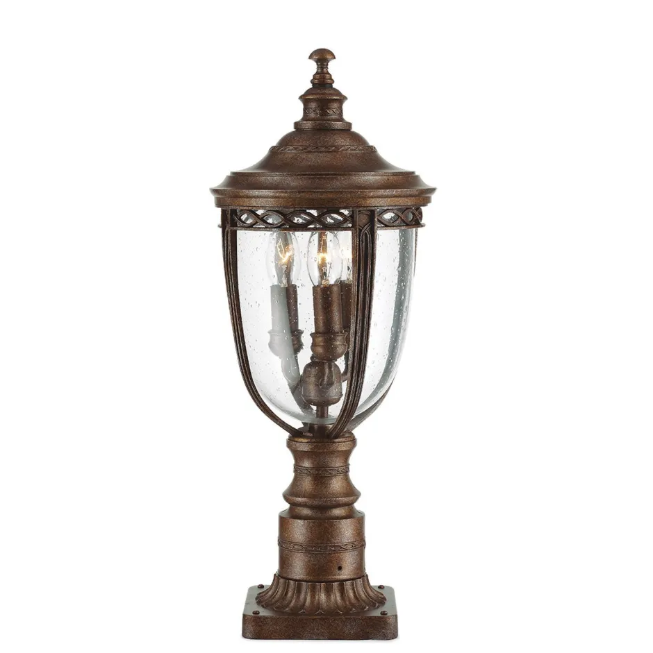 Elstead Wegbeleuchtung Garten in Bronze Antik wetterfest< Rustikale Lampen|Vintage Lampen