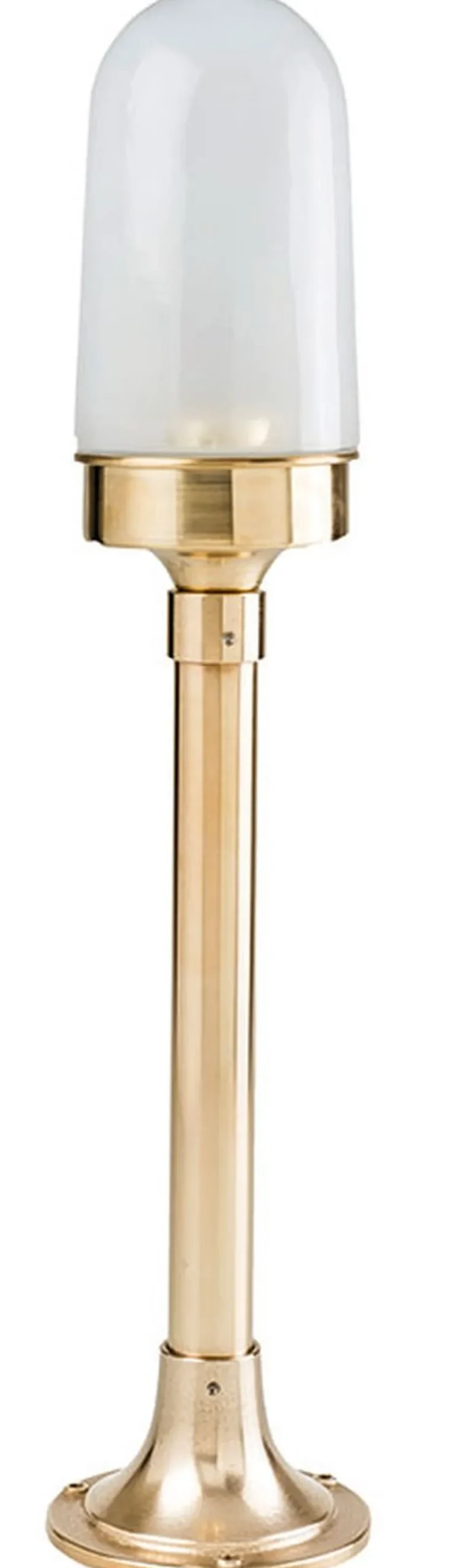 Außenleuchten Antik|Außenleuchten Messing*Lido Wegbeleuchtung Garten Messing Glas H:65cm MILOS