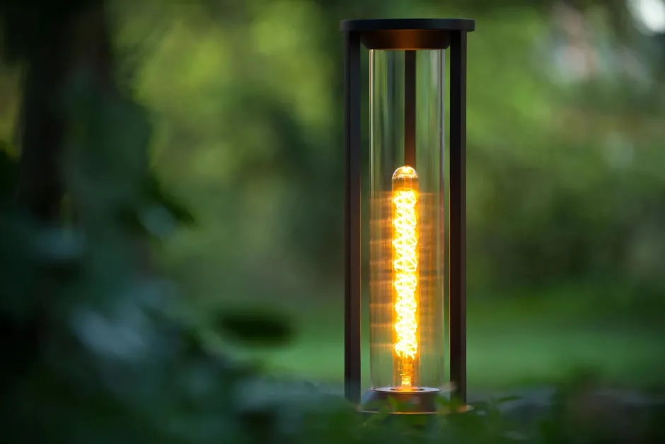 Wegeleuchten|Metall Lampen* Wegeleuchte Aluminium Schwarz IP65 50 cm Garten Eingang