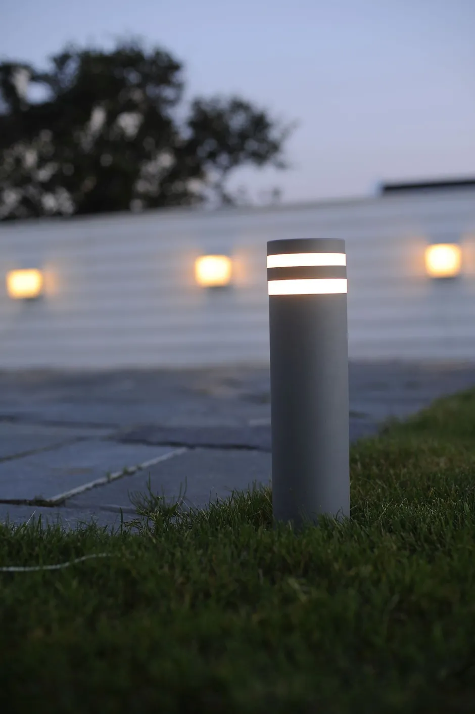 Eco-Light Wegeleuchte Anthrazit Aluminium 40 cm GU10 IP44 Modern< Metall Lampen|Wegeleuchten