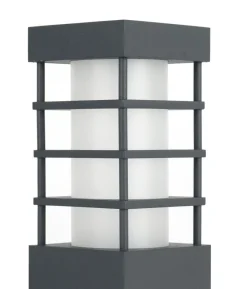 SU-MA Wegeleuchte Anthrazit 25cm eckig IP54 blendarm< Moderne Außenleuchten|Wegeleuchten