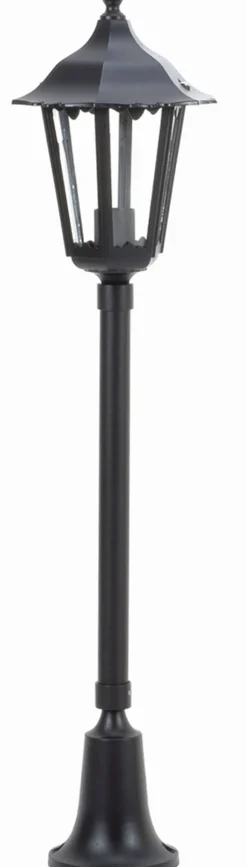 Außenleuchten Antik|Gartenlaternen*Lido Wegeleuchte außen E27 Schwarz 78 cm IP43 regengeschützt