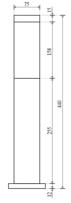 Metall Lampen|Moderne Lampen*Eglo Wegeleuchte Außen Edelstahl IP44 Garten Pollerleuchte