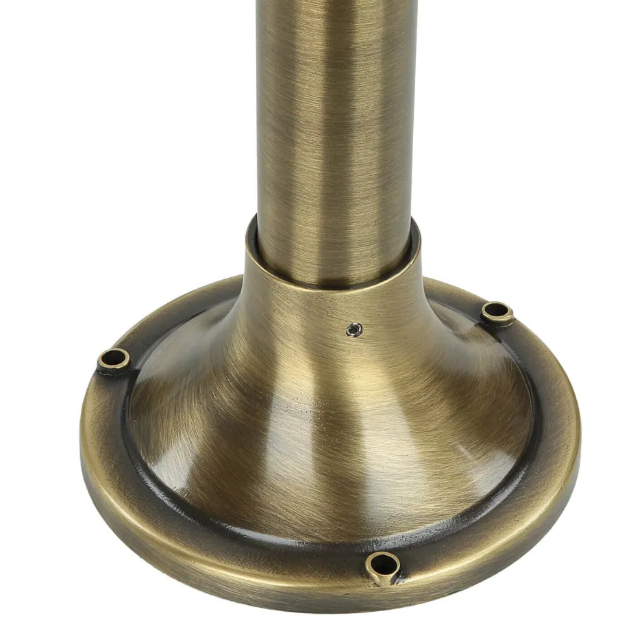 Lido Wegeleuchte außen Messing 100 cm Rustikal in Antik E27< Rustikale Lampen|Messinglampen