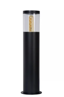 Wegeleuchte Außen Stahl Schwarz IP44 E27 49 cm Garten< Wegeleuchten|Metall Lampen