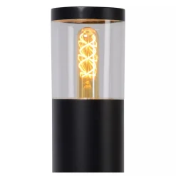 Wegeleuchte Außen Stahl Schwarz IP44 E27 49 cm Garten< Wegeleuchten|Metall Lampen