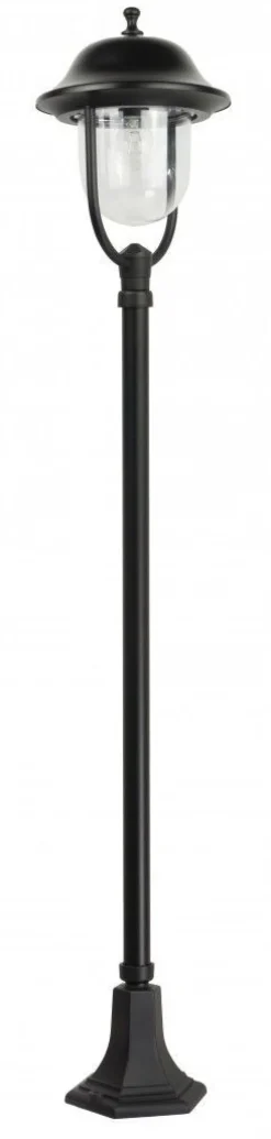 Außenleuchten Antik|Gartenlaternen*SU-MA Wegeleuchte 167cm Rustikal E27 IP43 Schwarz