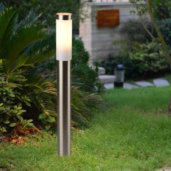 Easylight Wegeleuchte Edelstahl IP44 H:80cm Ø6cm Gartenlampe< Moderne Lampen|Metall Lampen