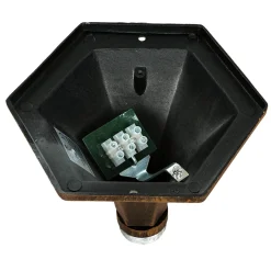 Easylight Wegeleuchte Garten E27 111 cm in Schwarz Kupfer Rustikal< Rustikale Lampen|Wegeleuchten