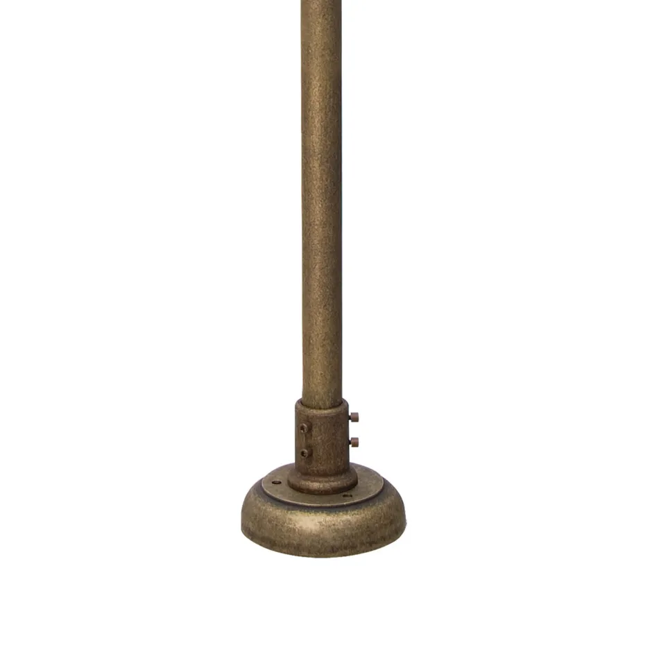Giovanni Battista Wegeleuchte in Bronze Antik matt IP44 E27 150 cm Messing< Außenleuchten Antik|Außenleuchten Messing