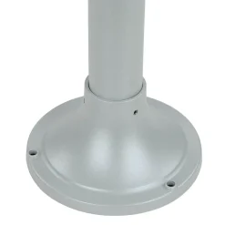 Rustikale Lampen|Messinglampen*Lido Wegeleuchte Messing in Grau 100 cm E27 Rustikal E27