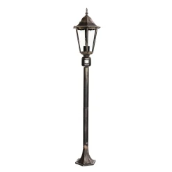 Maritime Lampen|Wegeleuchten*Easylight Wegeleuchte mit Bewegungsmelder in Schwarz Kupfer