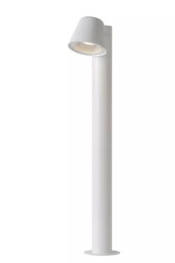 Wegeleuchten|Metall Lampen* Wegeleuchte Outdoor Metall Weiß IP44 70 cm GU10 Garten