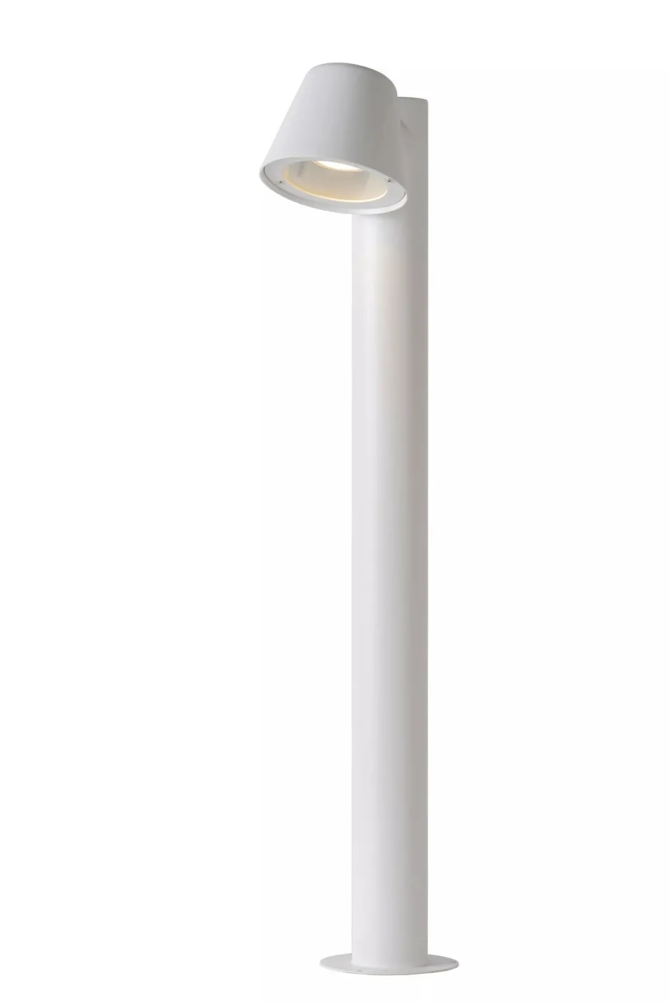 Wegeleuchten|Metall Lampen* Wegeleuchte Outdoor Metall Weiß IP44 70 cm GU10 Garten