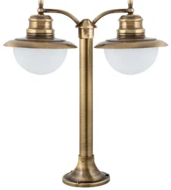 Außenleuchten Antik|Rustikale Außenleuchten*Lido Wegeleuchte PELLA Messing Garten rostfrei Premium