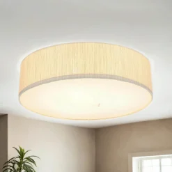 Stofflampen|Moderne Lampen*Nowodvorski Weiße Deckenleuchte 3-flmg Wohnzimmer Lampe SELINA