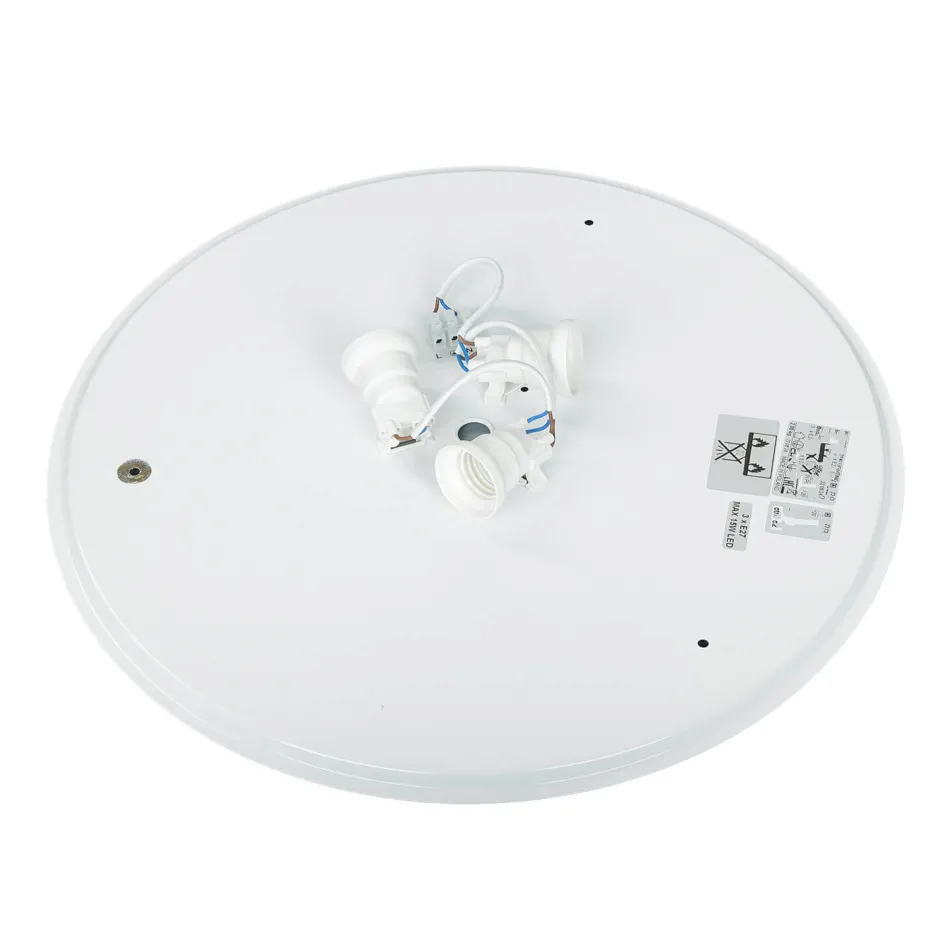 Stofflampen|Moderne Lampen*Nowodvorski Weiße Deckenleuchte 3-flmg Wohnzimmer Lampe SELINA