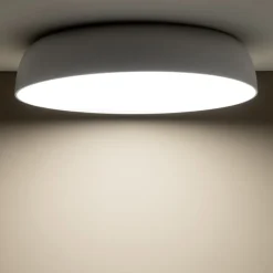 Deckenleuchten|Flurlampen*Nowodvorski Weiße Deckenleuchte Metall E27 10-flammig L:78 cm rund