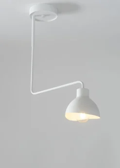 Sigma Weiße Deckenleuchte Metall E27 H:60 cm auffällig< Deckenleuchten|Moderne Lampen