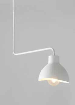 Sigma Weiße Deckenleuchte Metall E27 H:60 cm auffällig< Deckenleuchten|Moderne Lampen