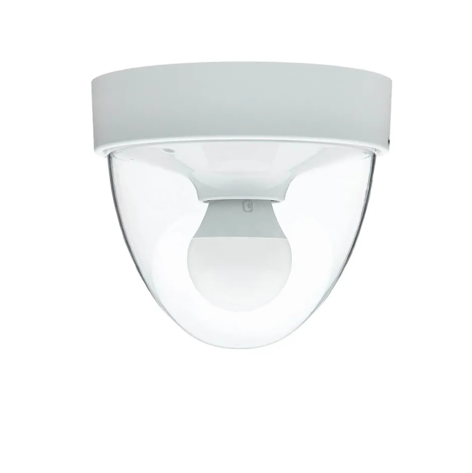 Wohnzimmerlampen|Moderne Lampen*Nowodvorski Weiße Deckenleuchte rund Ø18cm IP44 Modern E27