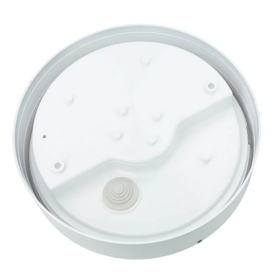 Wohnzimmerlampen|Moderne Lampen*Nowodvorski Weiße Deckenleuchte rund Ø18cm IP44 Modern E27