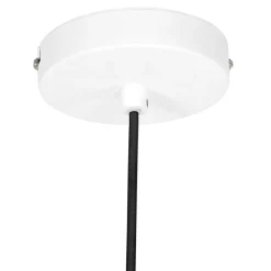 Steinhauer Weiße Hängelampe Metall Ø50 cm rund E27 Modernes Design< Hängelampen|Bürolampen