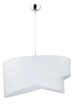 Duolla Weiße Hängeleuchte Stoff rund Ø45cm Modern< Hängelampen|Moderne Lampen