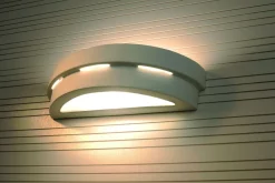 Sollux Weiße Keramik Wandleuchte bemalbar< Wandleuchten|Flurlampen