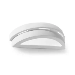 Sollux Weiße Keramik Wandleuchte bemalbar< Wandleuchten|Flurlampen