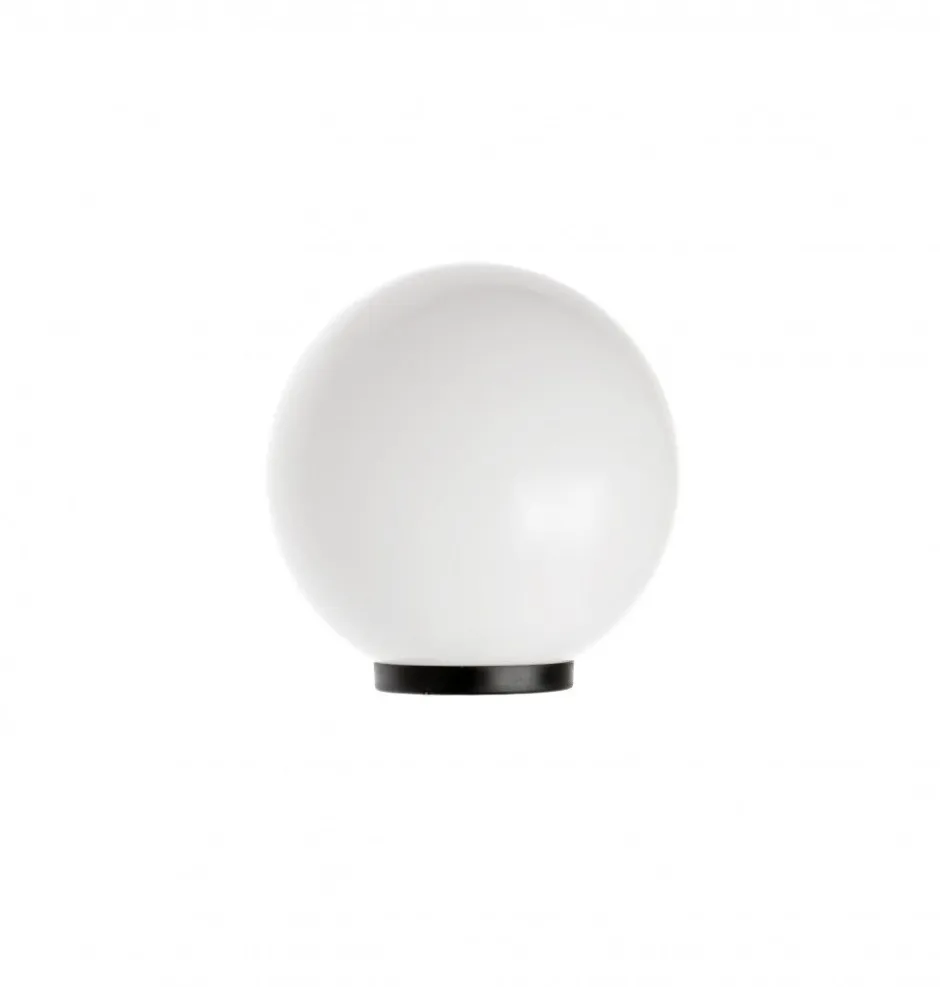 Metall Lampen|Kugellampen*SU-MA Weiße Kugelleuchte KULKA Ø20 cm wetterfest IP44