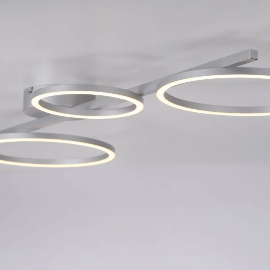 Just Light Weiße LED Deckenlampe Metall 120 cm länglich 3000 K< Deckenleuchten|Flurlampen