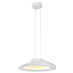 Elstead Weiße LED Pendelleuchte KOPPLA Ø35cm Retro Lampe< Led Lampen|Designerlampen