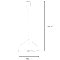 Lamkur Weiße Pendelleuchte Esstisch Glas Wohnzimmer< Hängelampen|Esszimmer Lampen