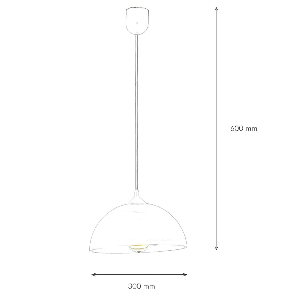 Lamkur Weiße Pendelleuchte Esstisch Glas Wohnzimmer< Hängelampen|Esszimmer Lampen