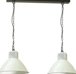 Masterlight Weiße Pendelleuchte Industrie Design Handarbeit< Industrie Lampen|Vintage Lampen