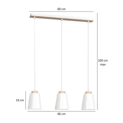 Emibig Weiße Pendelleuchte Nordic Design ROGER< Skandinavische Lampen|Lampen Aus Aller Welt