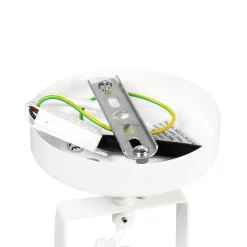 Wandleuchten|Flurlampen*Easylight Weiße Spot Lampe DALLAS Retro Design E14 verstellbar