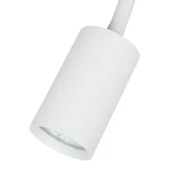 Moderne Lampen|Wohnzimmerlampen*Nowodvorski Weiße Stehleuchte Metall 153 cm flexibel