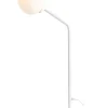 ALDEX Weiße Tischlampe Metall Glas groß H:62 cm E14 blendarm< Tischlampen|Kugellampen