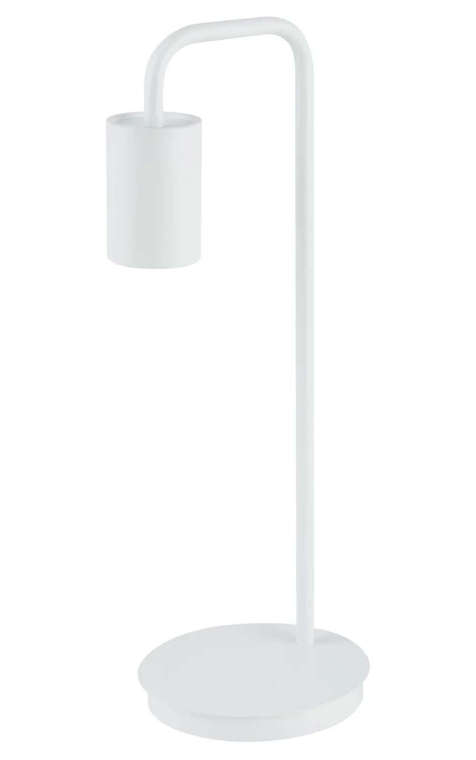 Moderne Lampen|Wohnzimmerlampen*Sigma Weiße Tischlampe Metall Lesen 46 cm GU10 minimalistisch