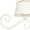 Emibig Weiße Wandlampe Stoff Schirm Klassisch Shabby Chic< Wandleuchten|Shabby Chic Lampen