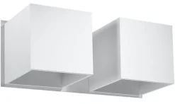 Sollux Weiße Wandlampe Up Down B:26cm 2x G9 Flur Wohnzimmer< Wandleuchten|Flurlampen