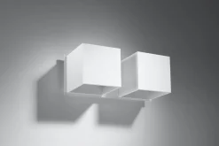 Sollux Weiße Wandlampe Up Down B:26cm 2x G9 Flur Wohnzimmer< Wandleuchten|Flurlampen