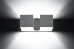 Sollux Weiße Wandlampe Up Down B:26cm 2x G9 Flur Wohnzimmer< Wandleuchten|Flurlampen