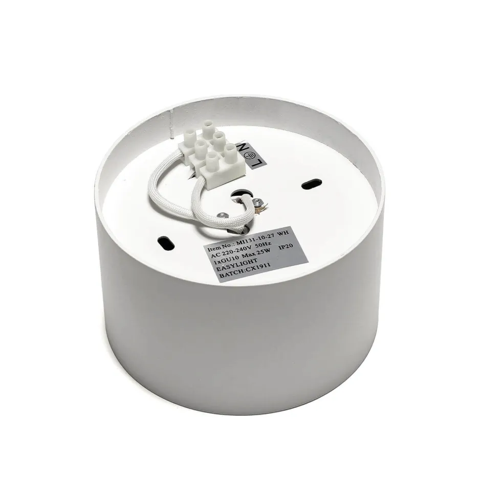 Nowodvorski Weißer Deckenstrahler POINT Ø13cm H:9cm GU10 Modern< Küchenlampen|Moderne Lampen