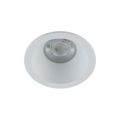 Metall Lampen|Moderne Außenleuchten*TK Lighting Weißer Einbaustrahler IP65 Metall Glas Ø8,5 cm rund
