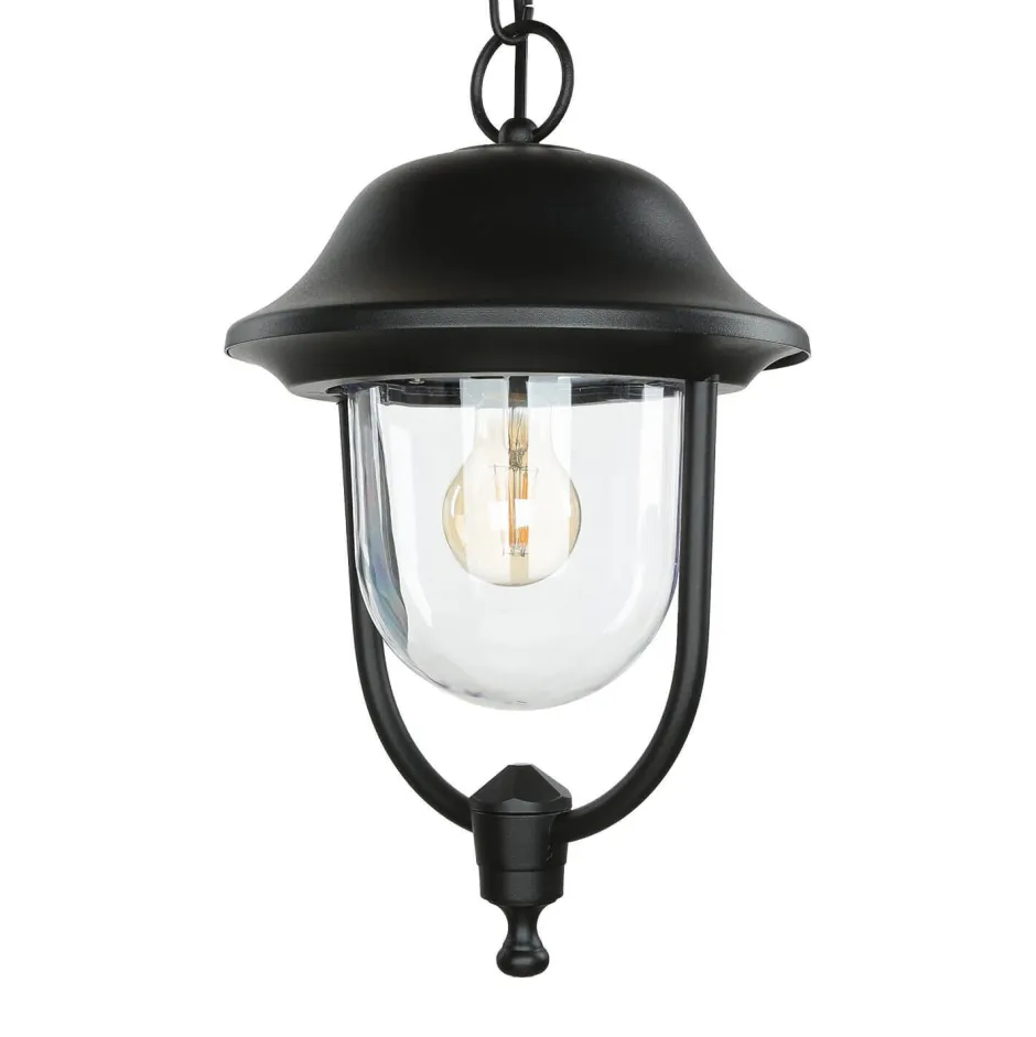 Metall Lampen|Rustikale Lampen*SU-MA Wetterfeste Hängelampe außen IP43 Rustikal E27