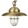 Metall Lampen|Messinglampen*Lido Wetterfeste Hängelampe KAVALA Messing Maritim IP54