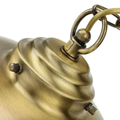 Metall Lampen|Messinglampen*Lido Wetterfeste Hängelampe KAVALA Messing Maritim IP54